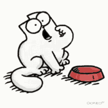 Tapping the empty bowl
